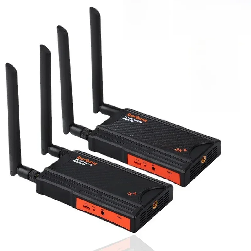 5.8Ghz 200M Bezprzewodowy przedłużacz HDMI Nadajnik-odbiornik wideo 1 do 4 Rozdzielacz ekranu do PS4 Kamera DVD PC do monitora TV — zdjęcie 2