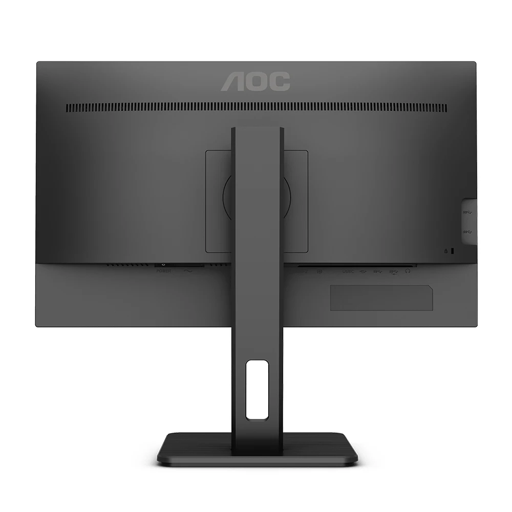 Alpha Scan AOC Q24P2C QHD USB-C 75 Freesync elevation defect-free 24 Inch C Type Office Monitor multifunction stand