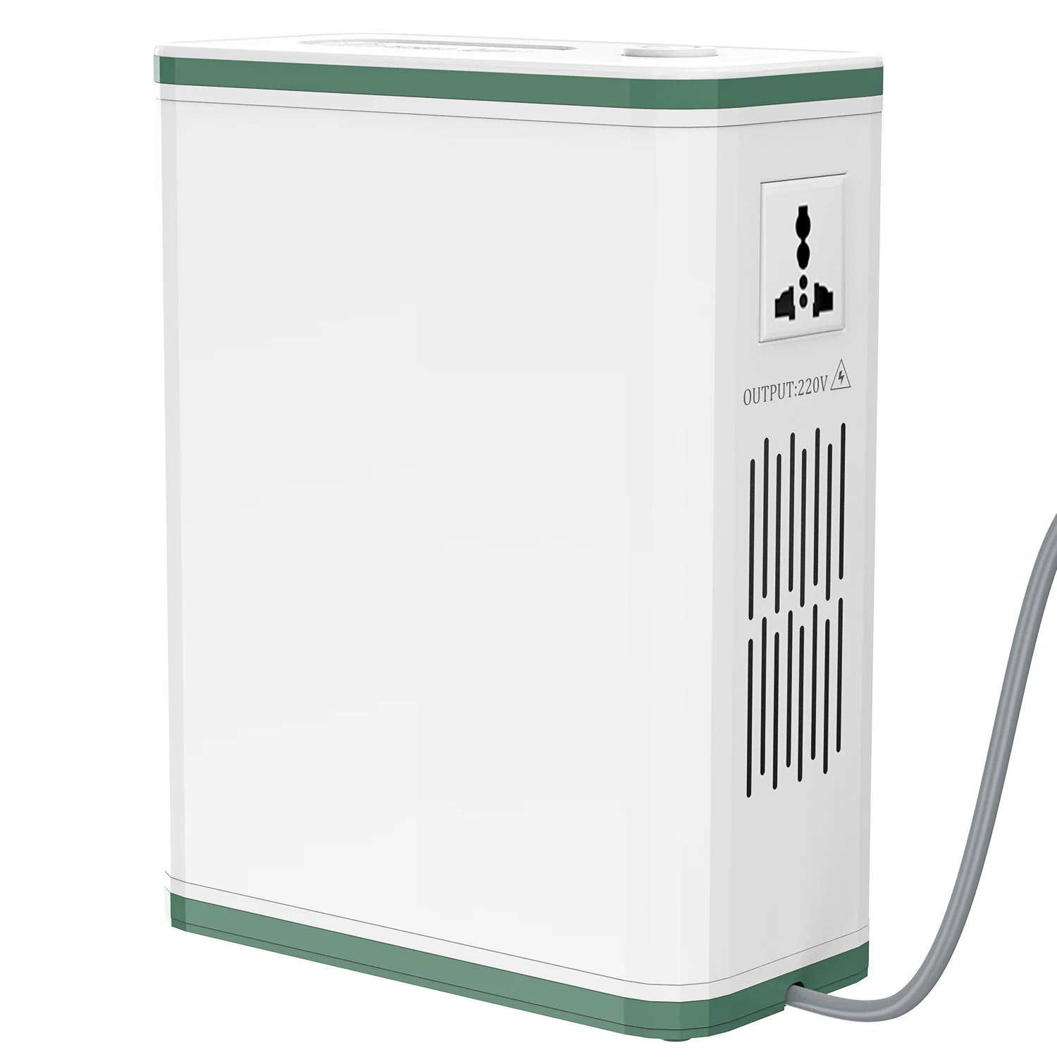 Voltage Converter 100-110V to 220V, 220V to 110V Power Transformer, 2000W Appliance Adapter with US, European, and UK Plugs.