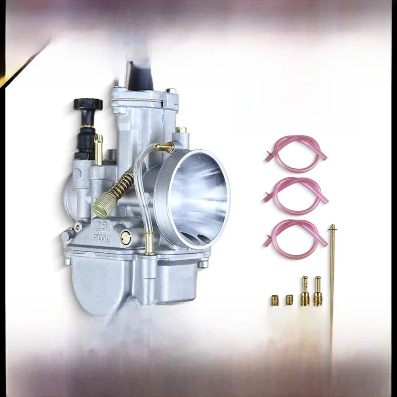 AliExpress NONE Motorcycle Carburetor With Free Jet For Keihin KOSO PWK 24 26 28 30 32 34mm 2T 4T ATV Quad Go Kart Dirt Bike Scooter 50-250cc