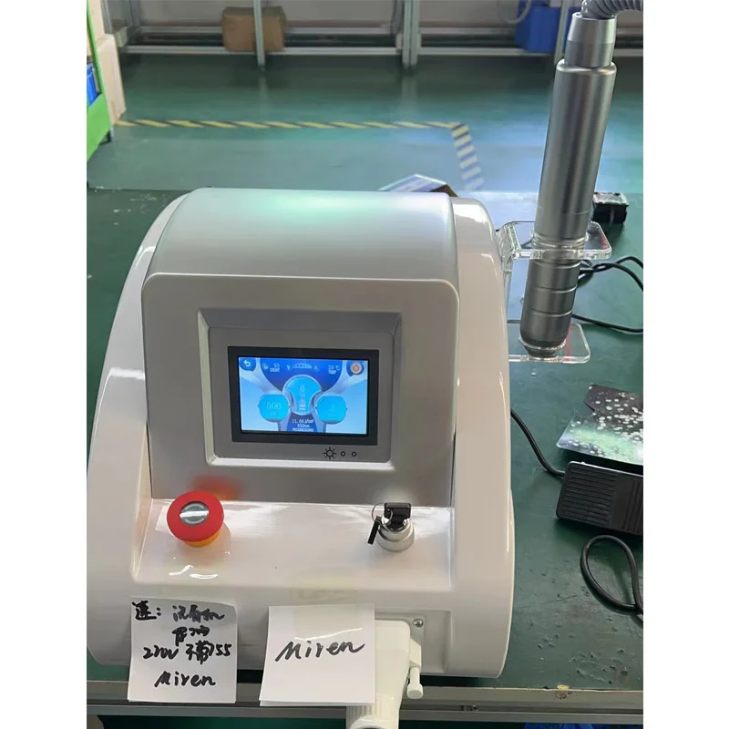 Pico Picoseconde Portable Q-Switched Nd Yag Laser, 1064nm 532nm 1320nm, Carbon Laser Peeling Tattoo Speckle Removal Machine CE, Nouveau