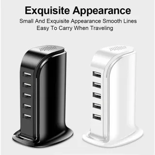 محطة شحن USB ، محور الهاتف المحمول ، 5 منافذ ، 5 فولت ، 4A