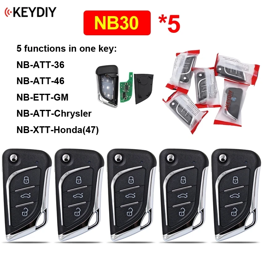 

5Pcs/Lot NB30 Multi-functional Universal KD Remote Control for KD900 KD900+ URG200 KD-X2 (All Functions Chips in One Key)