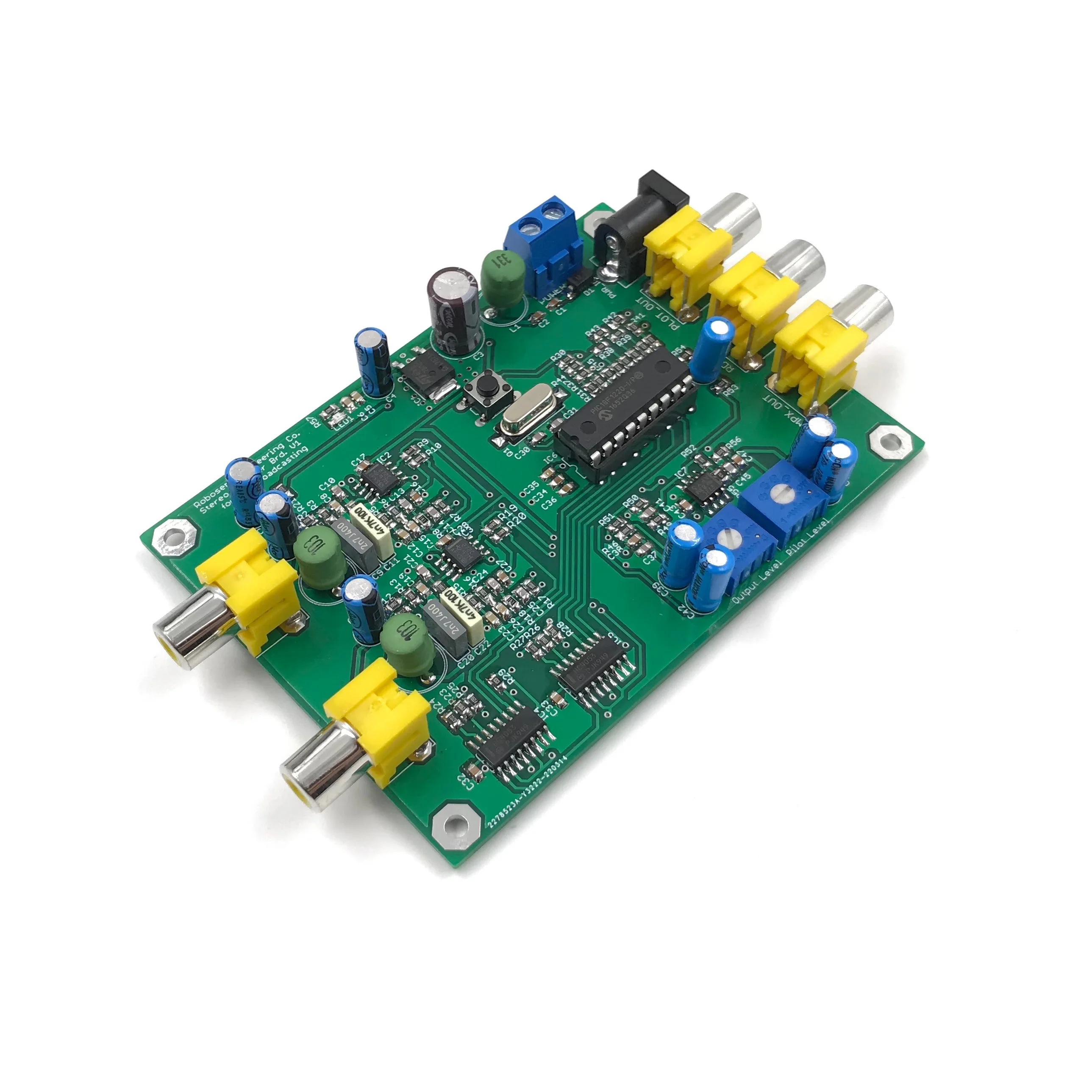 High Quality Stereo Encoder Circuit Board Coder for FM PLL Transmitter Radio Broadcast with Pilot Sync RDS Input MPX Tuner VHF