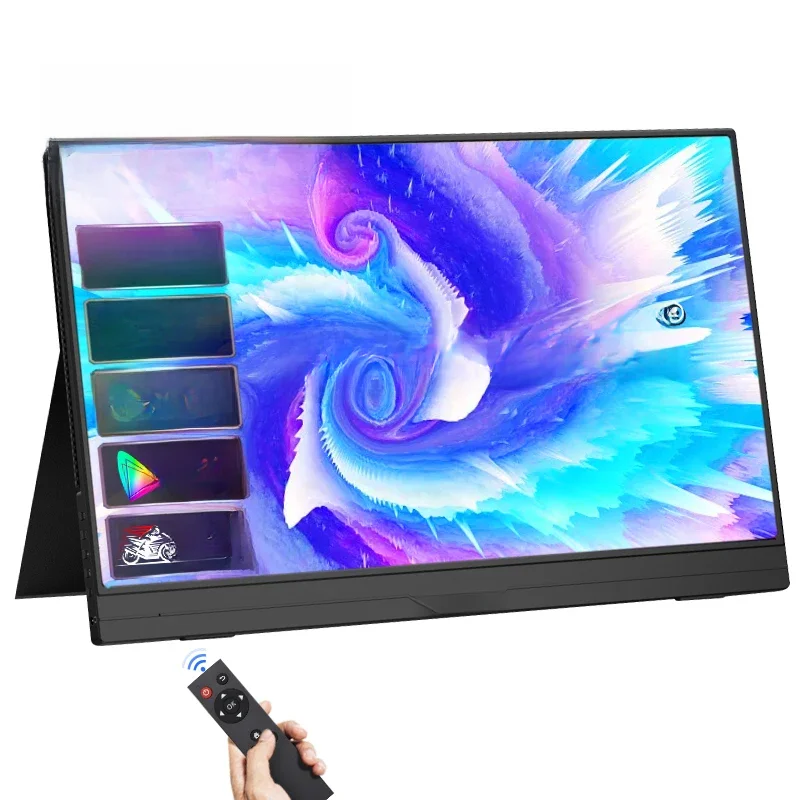 ZEUSLAP Portable Monitor Ultrathin 15.6inch touch/non touch 1080P FHD HDR IPS USB-C for laptop phone xbox cctv camera PS4 PS5