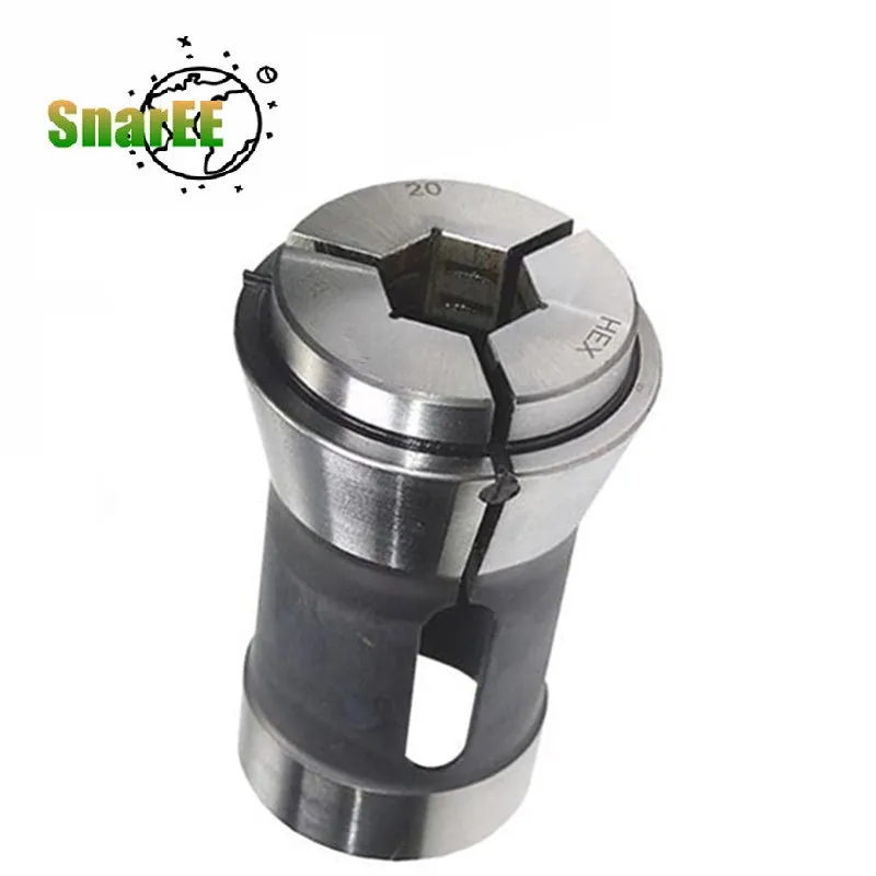 

177E DIN6343 Collet Hexagon Hex Hole 8-45mm High-precision CNC Lathe Matching Spring Steel Collet Chuck