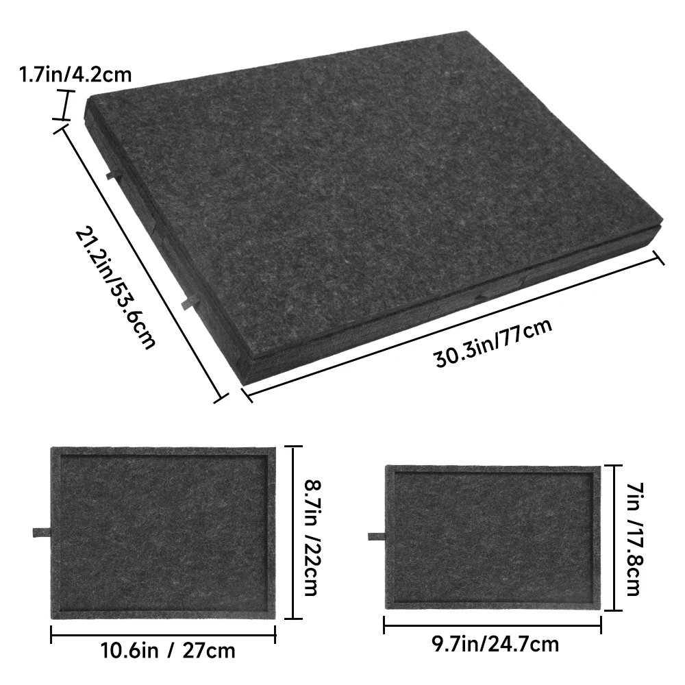 1 Set 6-in-1 Dekoratives Puzzlebrett - Neigbares Filz-Puzzlebrett mit 6 Schubladen, Tragbarer Rutschfester Organizer, Fasst 1000 Teile für Heimdekoration & Lernmaterialien