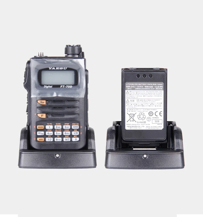 Yaesu SBH-28 carregador de berço de carga rápida para FT-70DR