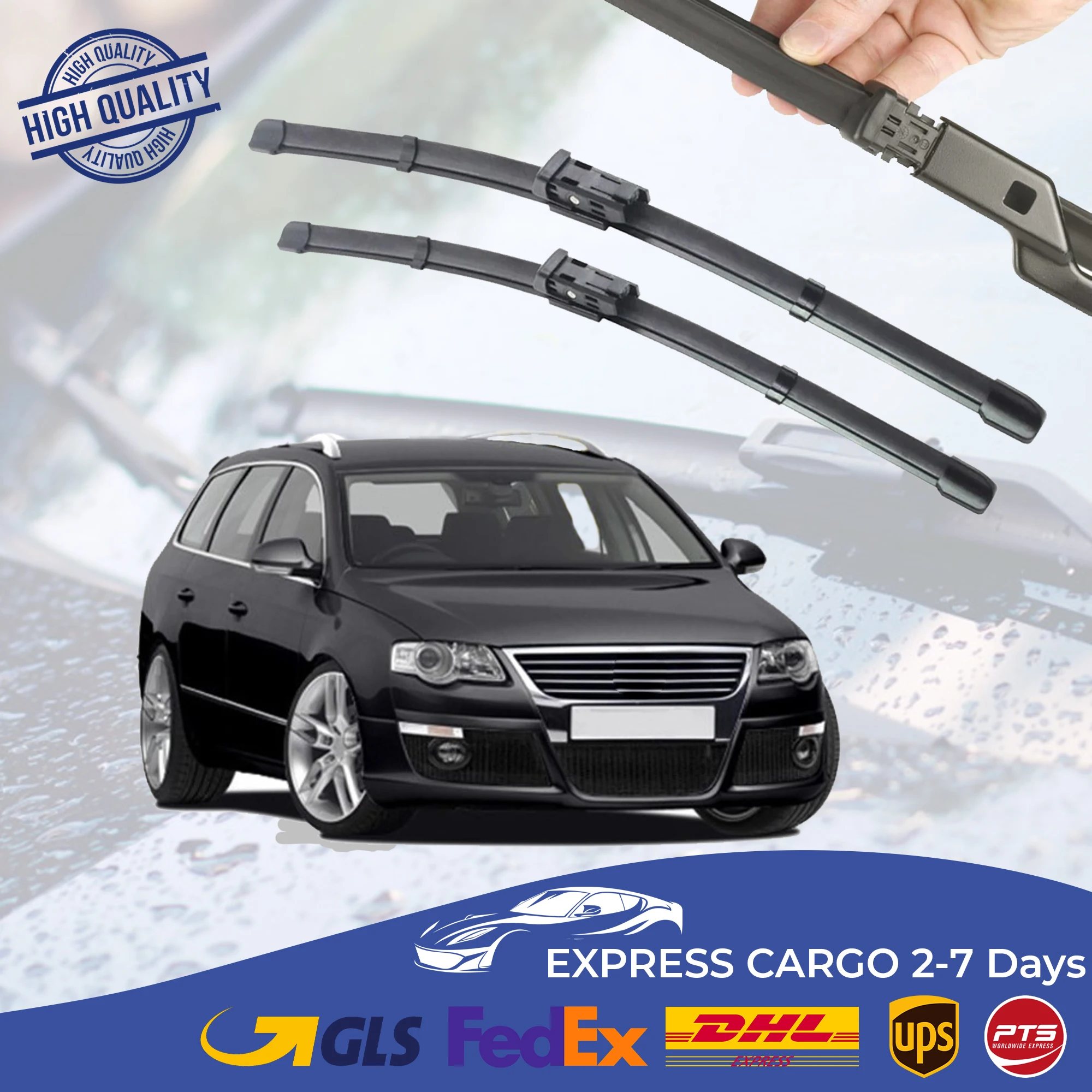 

Car Wiper Blade For Volkswagen Passat Variant (2006-2011) Auto Windscreen Windshield Wipers Blades Window Wash Front