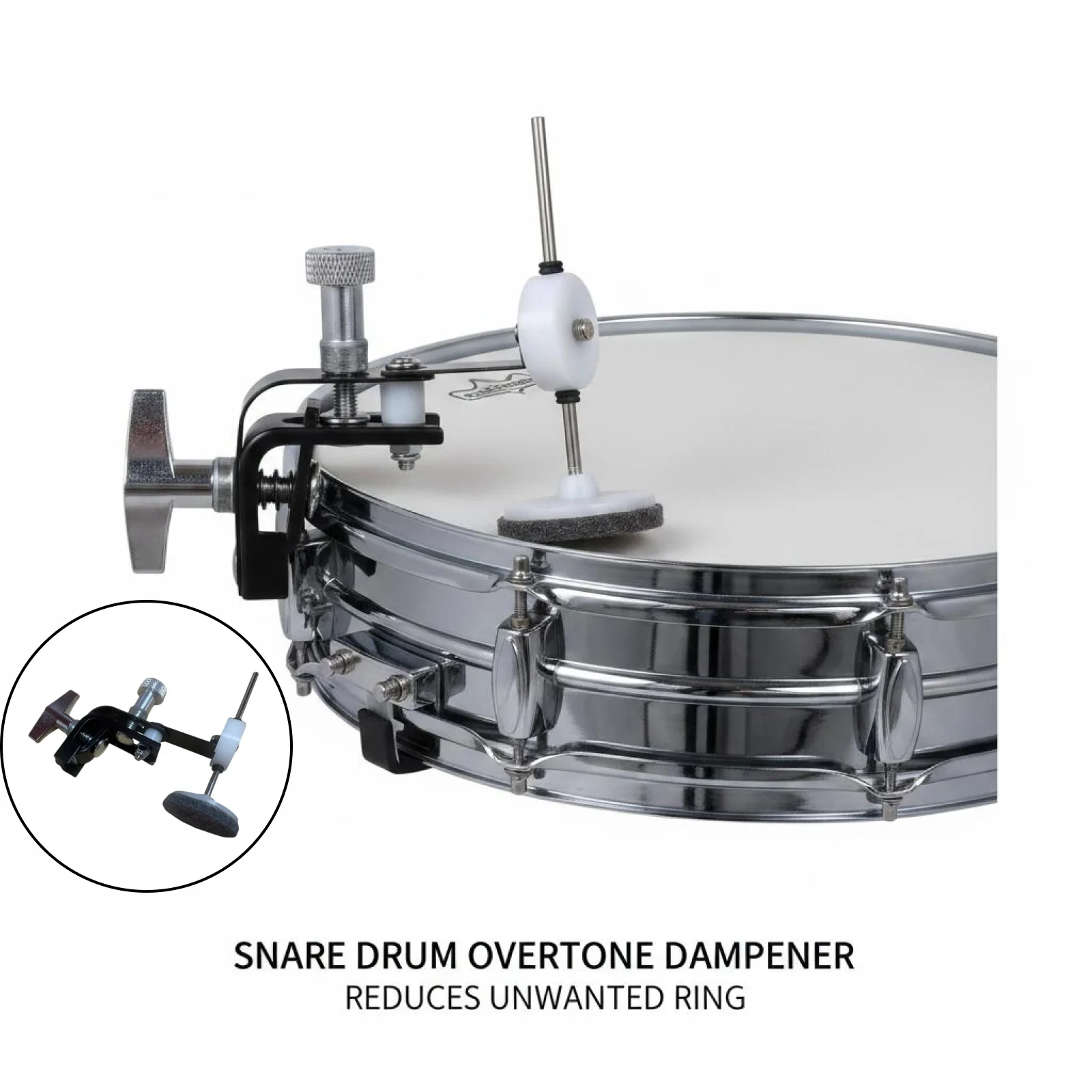 Drum Damper Mute Tone Control for Snare Drum Musical Parts Percussion Instrument Accessories for Practice Show Performance
