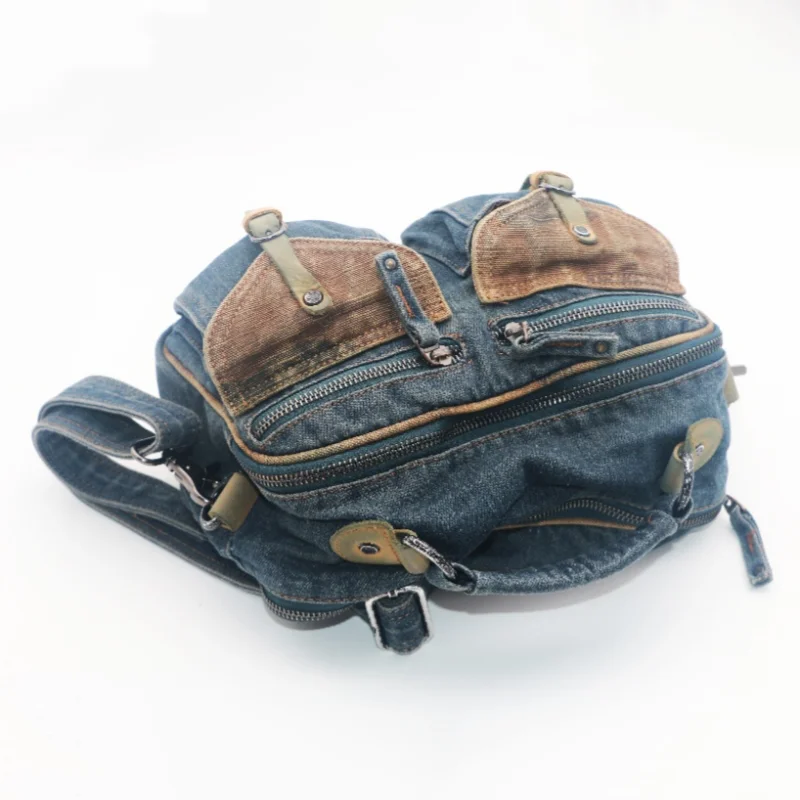 Casual Denim Handbags for Women Clutch Bag Jeans Buckle Belt Messenger Bags Crossbody Womens' Pouch Shoulder Bag - Image 3