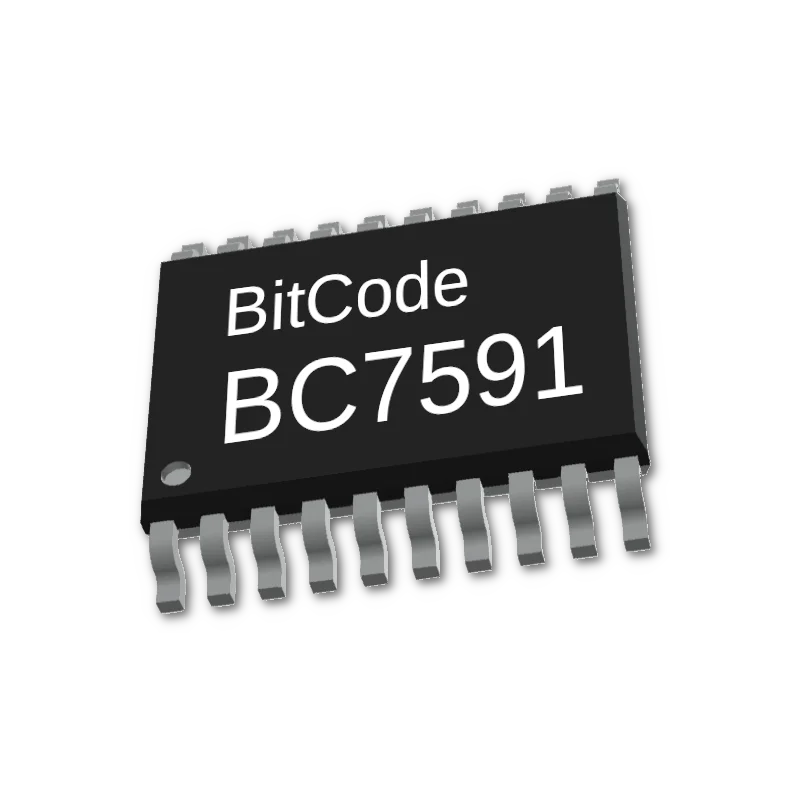 10xBC7591EC Chip, 256 Segments LED Driver with 96-key Keyboard
