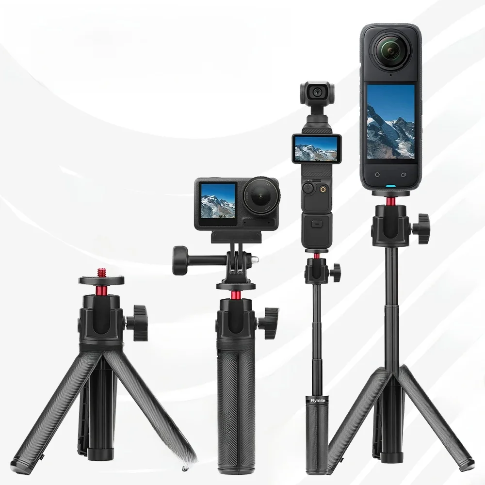 Statyw do selfie sticka do DJI Osmo Pocket 4 3 Action 5 4 Insta360 X4 X3 Ace Pro 2 GoPro, akcesoria do selfie sticka ze statywem. — zdjęcie 2