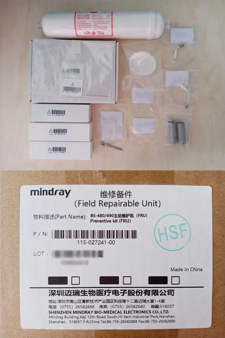 

Mindray New Original BS-480/490 (FRU) Preventive Kit 115-027241-00