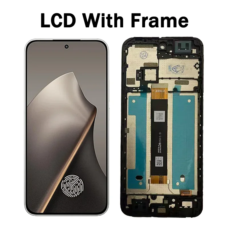 6.7' Screen For TCL 605 LCD Display With Touch Screen Digitizer Full Assembly T517D T517F Display Screen With Frame image 3