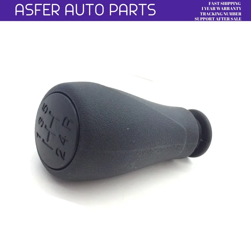 5-Speed Gear Shift Stick Knob 2403.FS Black For Fiat Fiorino Qubo Citroen Nemo Peugeot Bipper MK3