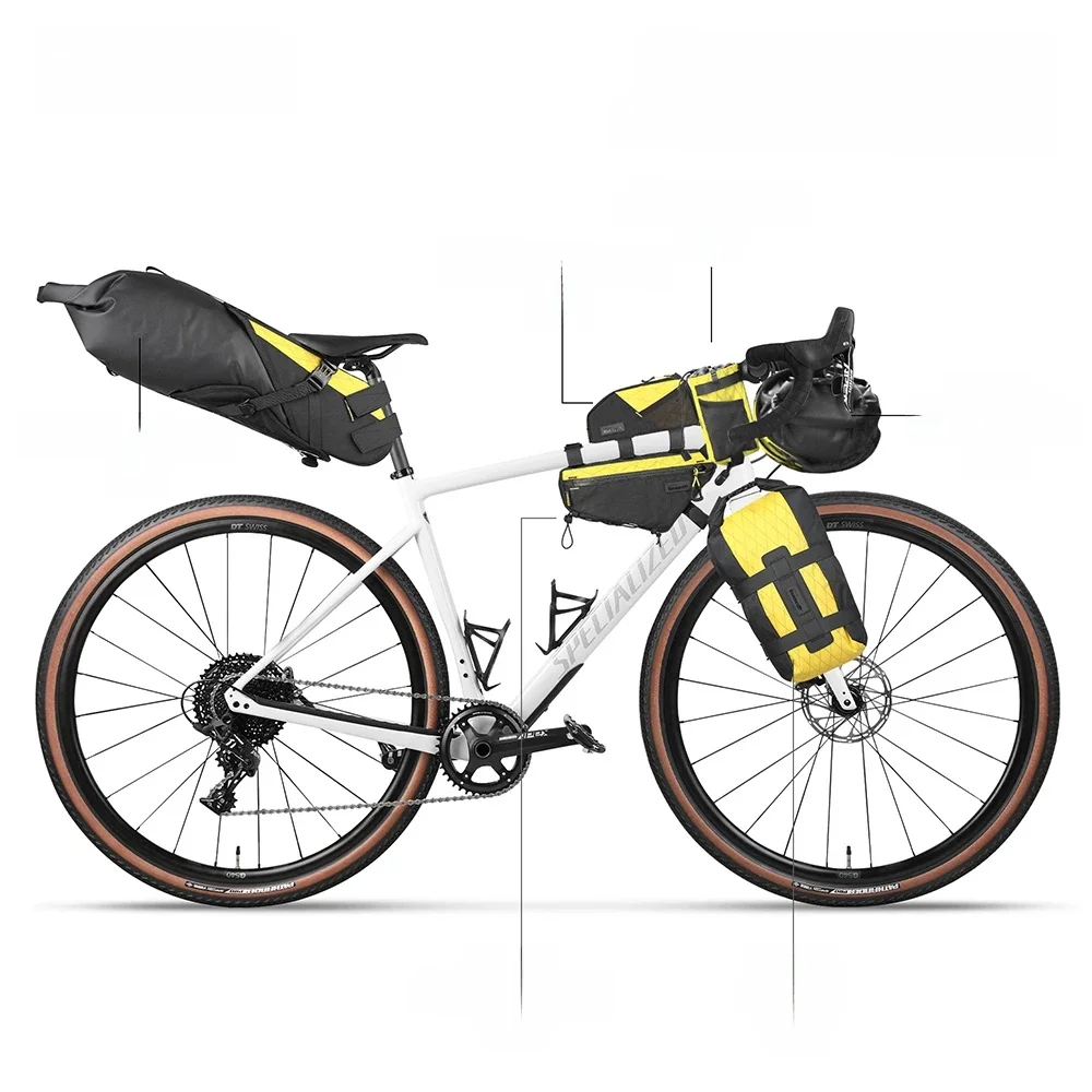AliExpress Rhinowalk Bike Pannier Bag Water-Resistant Cycling Handlebar Front Top/Bottom Tube Frame Bag Bikepacking Fit MTB Road Bike