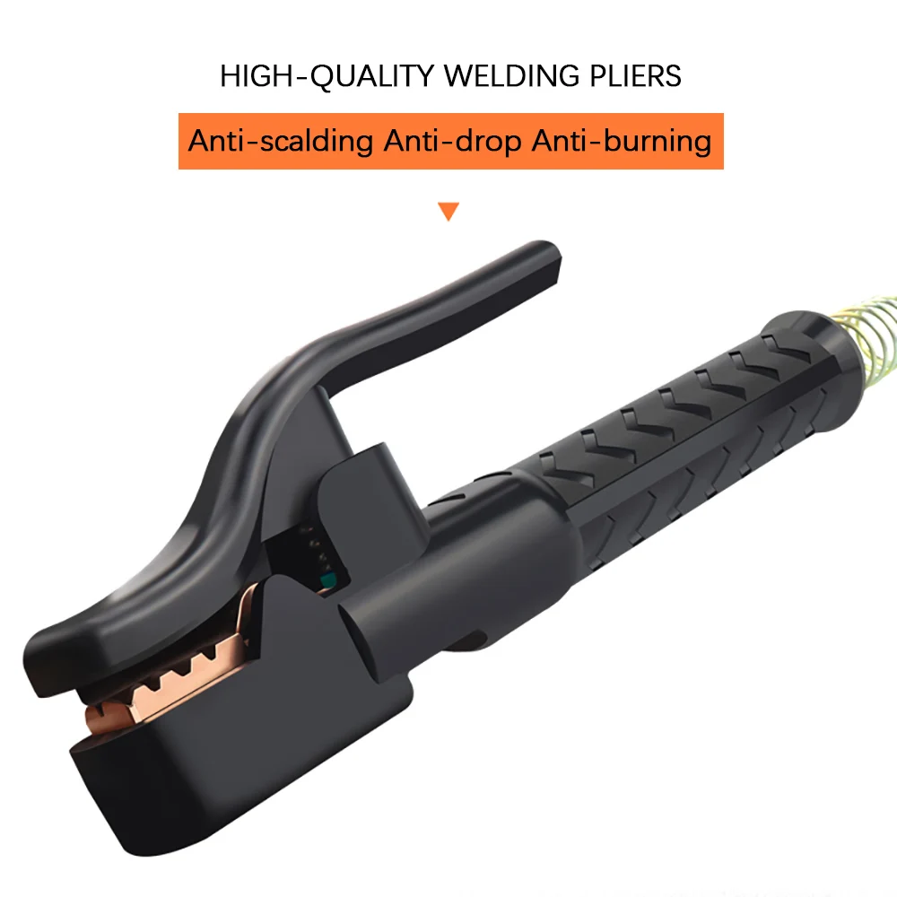 500A High Amperage Welding Pliers Copper Jaw Welding Clamps Welding Rod Holder With High Current Capacity