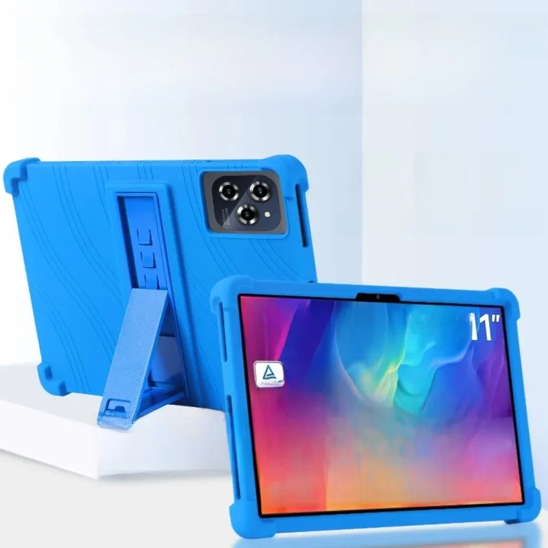 Etui na tablet Tabwee W90 11 cali Android 15 Pokrowiec ochronny na tablet Android Miękki silikonowy regulowany pokrowiec ochronny na stojak — zdjęcie produktu 7