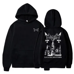 Men's Clothing Pullover Hoodies Mayhem Black Metal Graphic Printing  Sweatshirts Casual Tops 2022 New Streetwear Fashion Trend