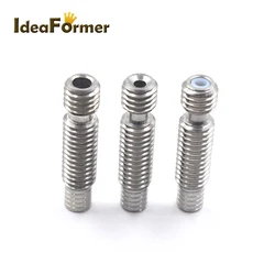 Throat M6 26mm For V6 Wade Short Distance Hotend All Metal/With PTFE Heat Break 1.75 /3.00mm Stainless Steel 3D Printer Parts