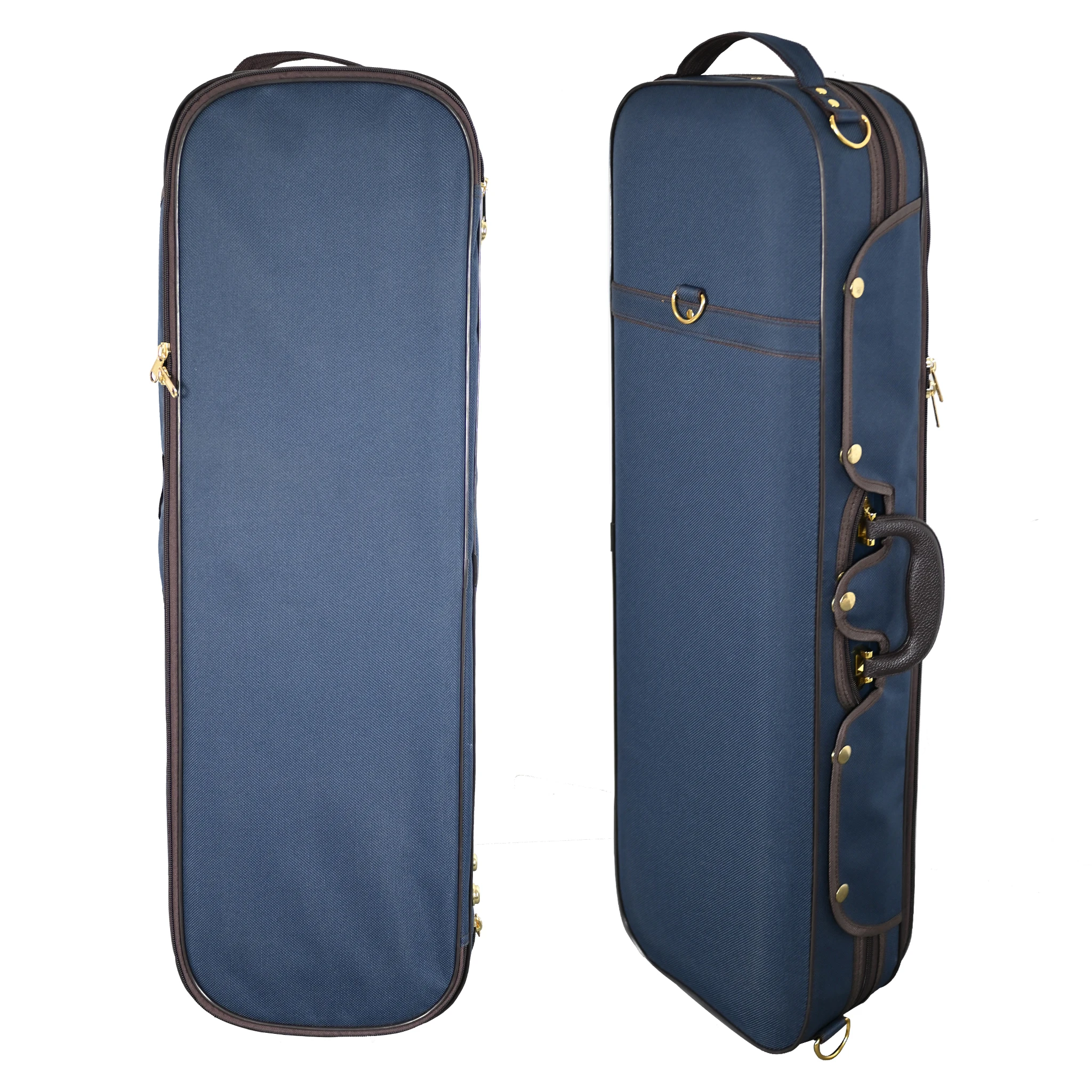 حافظة الكمان أكسفورد القماش رغوة صندوق الكمان مربع مع مقياس الرطوبة الكمان حقيبة للتخزين حافظة حماية الآلات الموسيقية #6