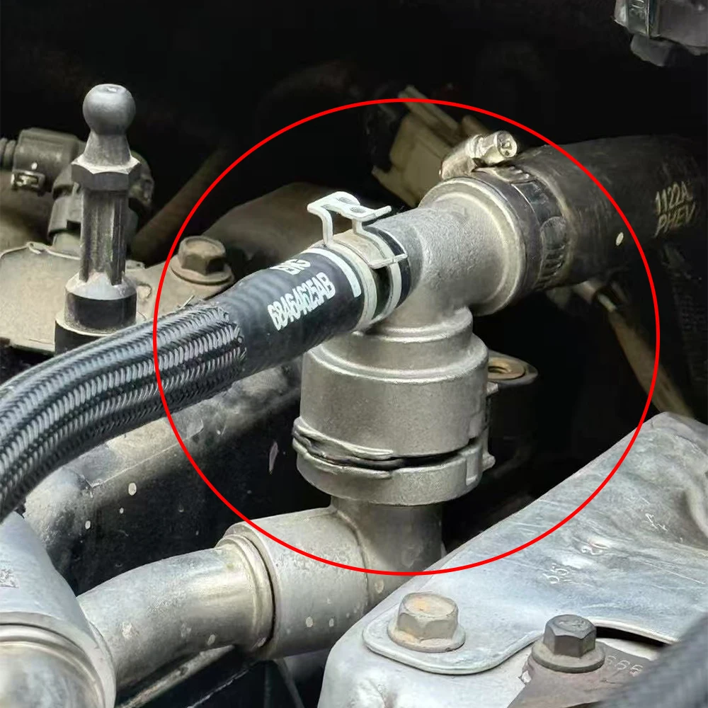 SXMA JL1331 1 пара разъемов резервуара охлаждающей жидкости двигателя, вспомогательная заглушка резервуара для воды для Jeep Wrangler JL2018+