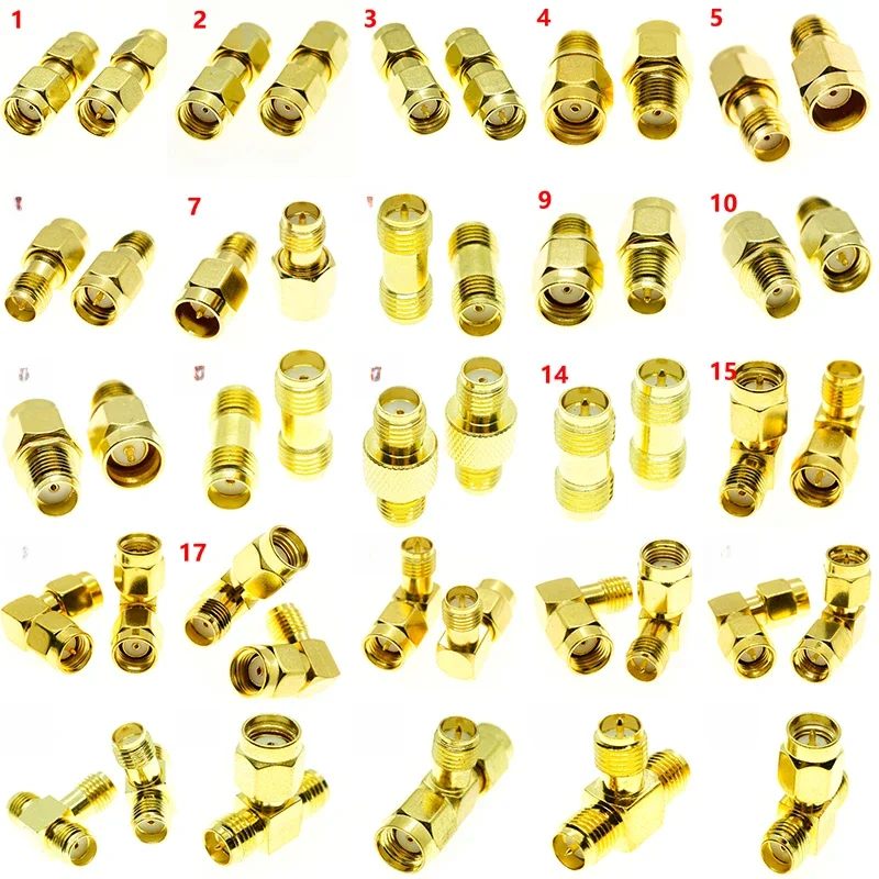 SMA auf SMA-Stecker männlich weiblich Klinkenstecker RP SMA RPSMA gerade rechtwinklig