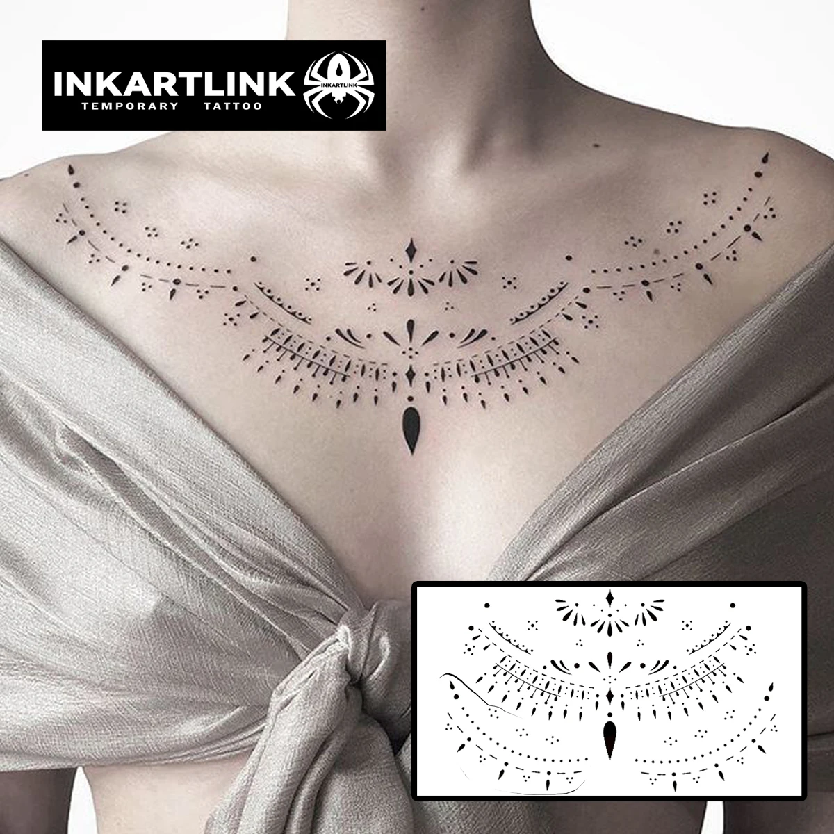 Mohican Temporary Tattoo,Lasts To 15 Days New Technology Magic Waterproof Semi Permanent Sticker.