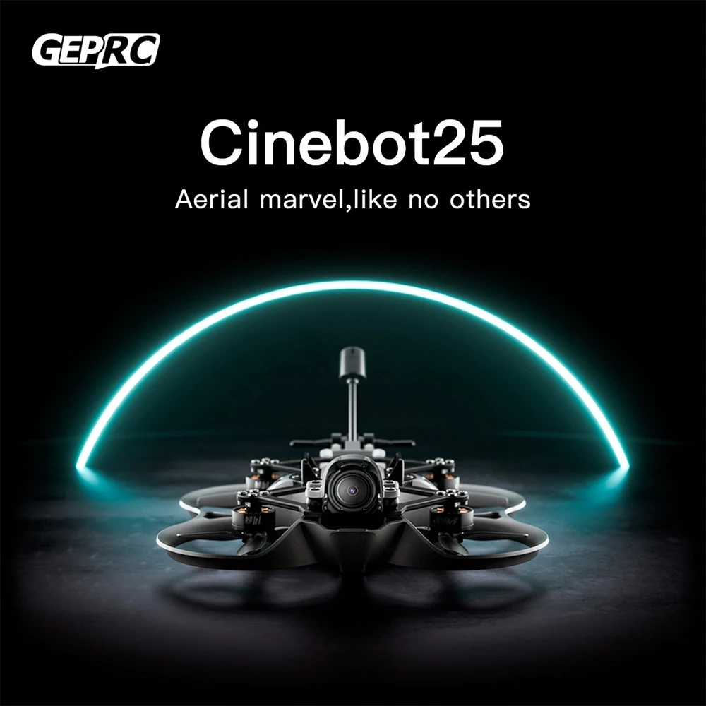 

GEPRC Cinebot25 S Серия HD O3/HD Runcam Wasp Link/WTFPV FPV Дрон Квадрокоптер с мотором SPEEDX2 1505 менее 250 г небольшой подарок