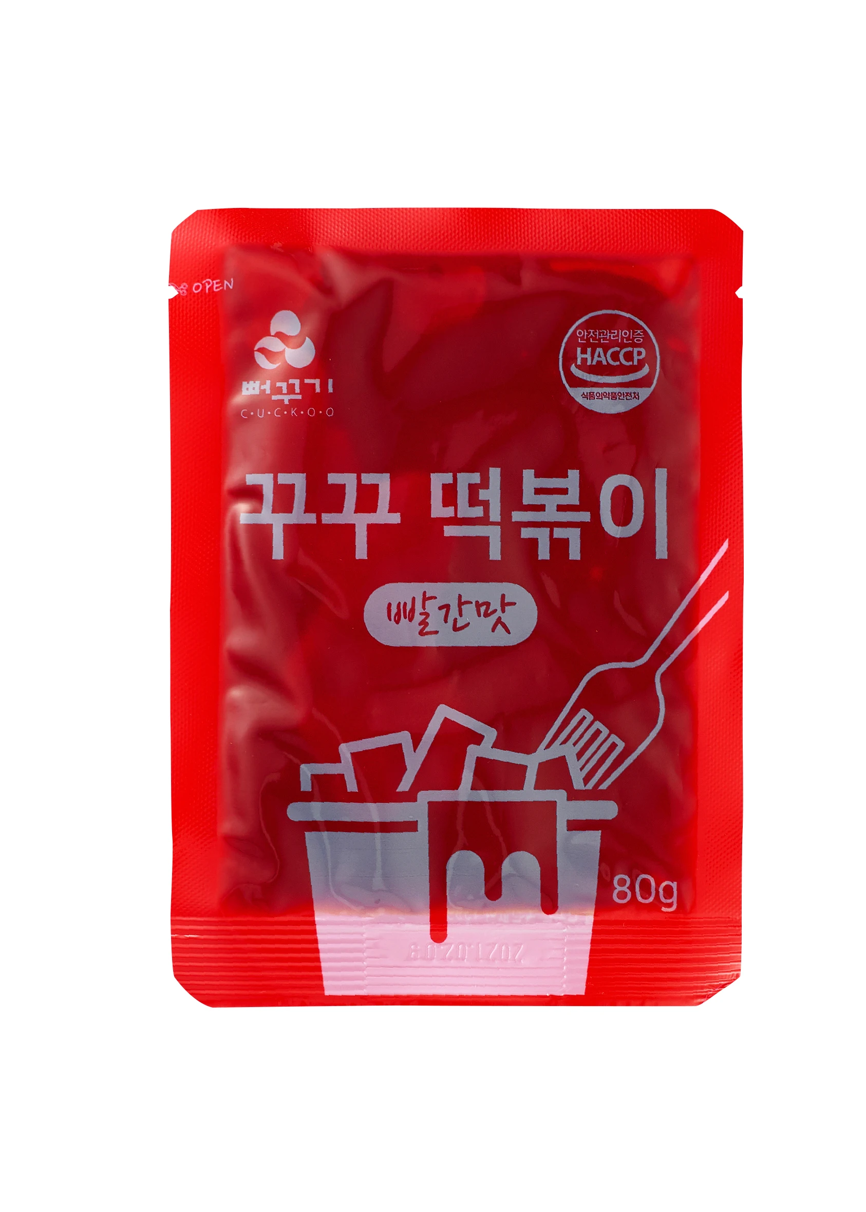 [뻐꾸기] 꾸꾸 빨간 쌀떡볶이 (400g) * 3개입