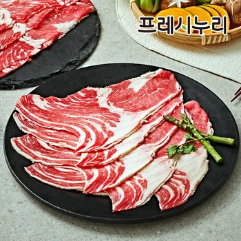 프레시누리 청정우 차돌박이 (3초구이 샤브용) 250gX4팩 