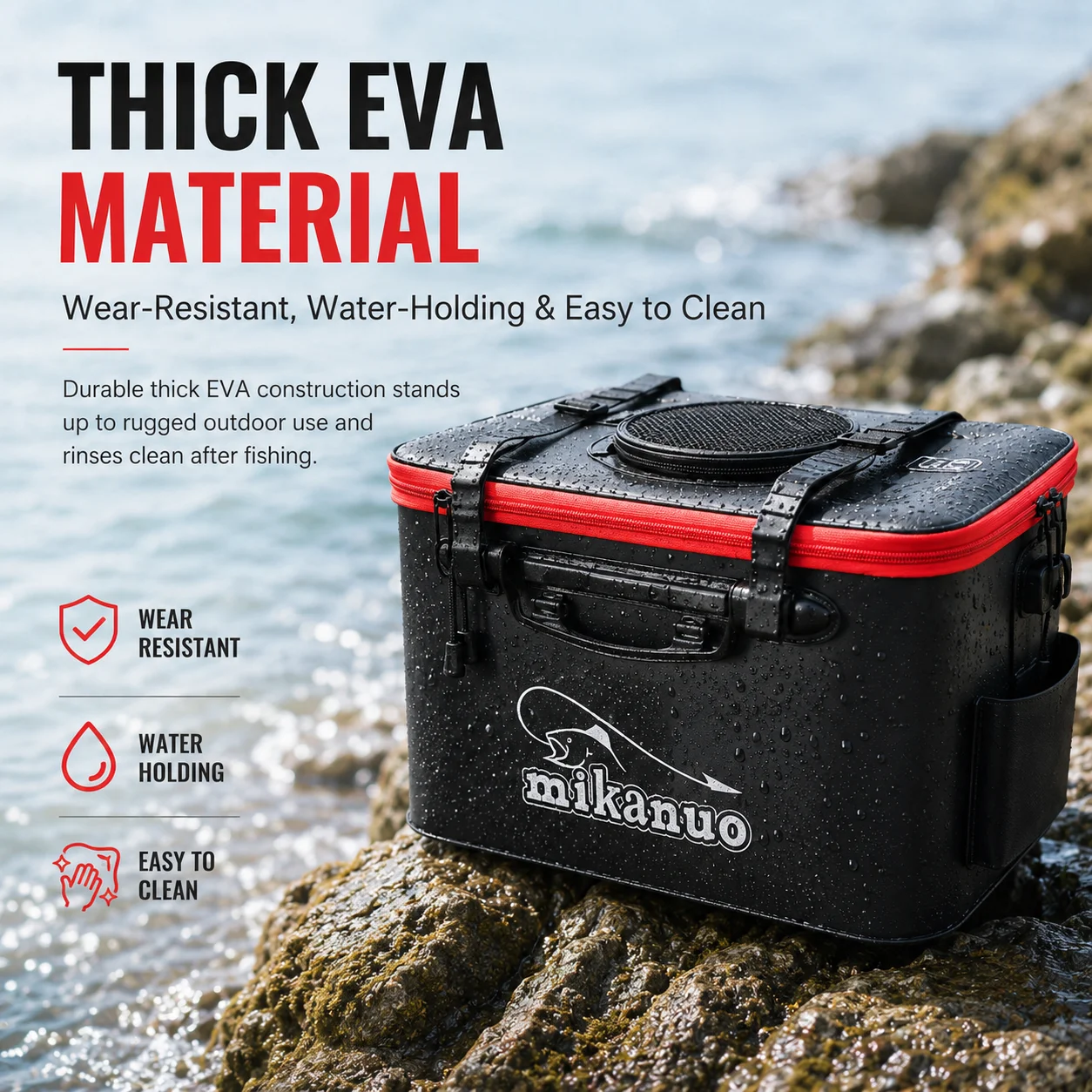 Portable EVA Foldable Fishing  - Outdoor Camping Folding Storage Box 评论和价格
