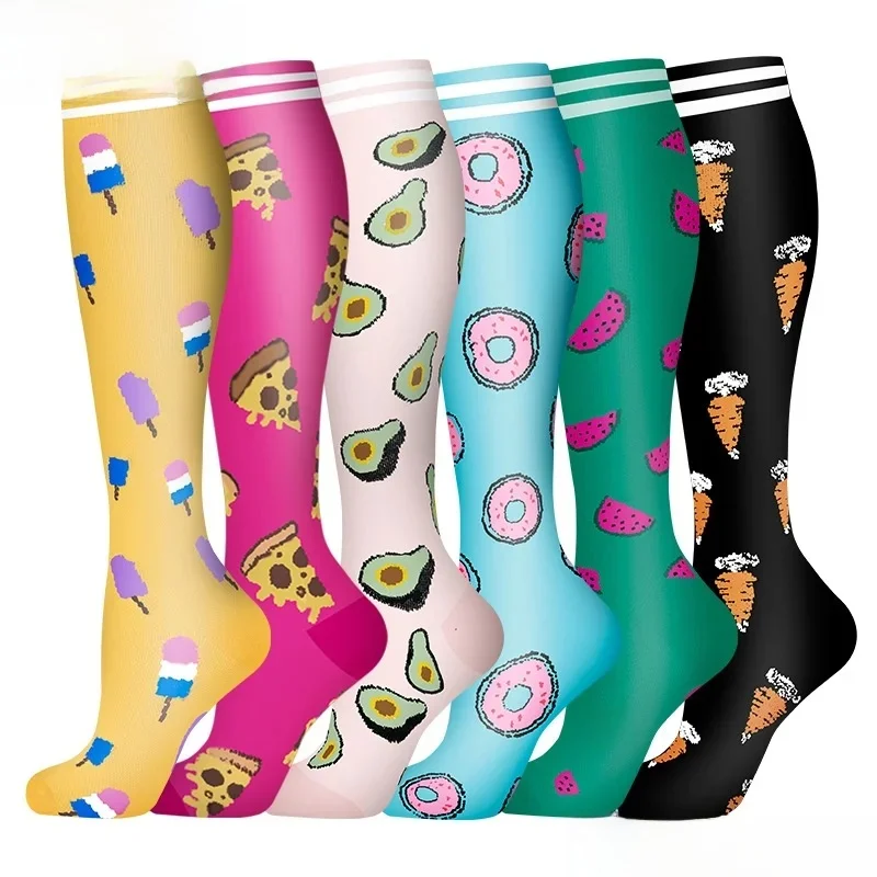 AliExpress New Compression Socks Sports High Running Marathon Recovery Outdoor Cycling Hiking Riding Non-slip Stockings High For Men &Women