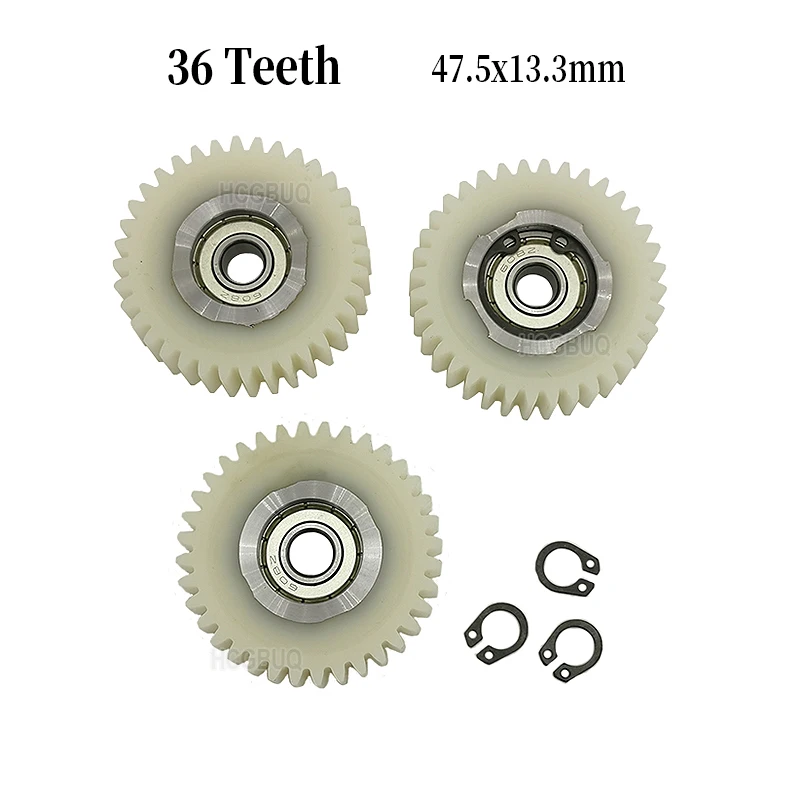 36 Teeth 47.5x13.3mm Nylon Gear with Circlip Ring For Bafang FAT HUB motor RM G060.750, G062.1000 and RM G020 SWX02