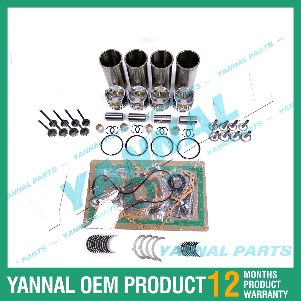 For Cummins 4BTA3.9 Engine 570LXT 580L 650G 8860 9010B Overhaul Rebuild Kit