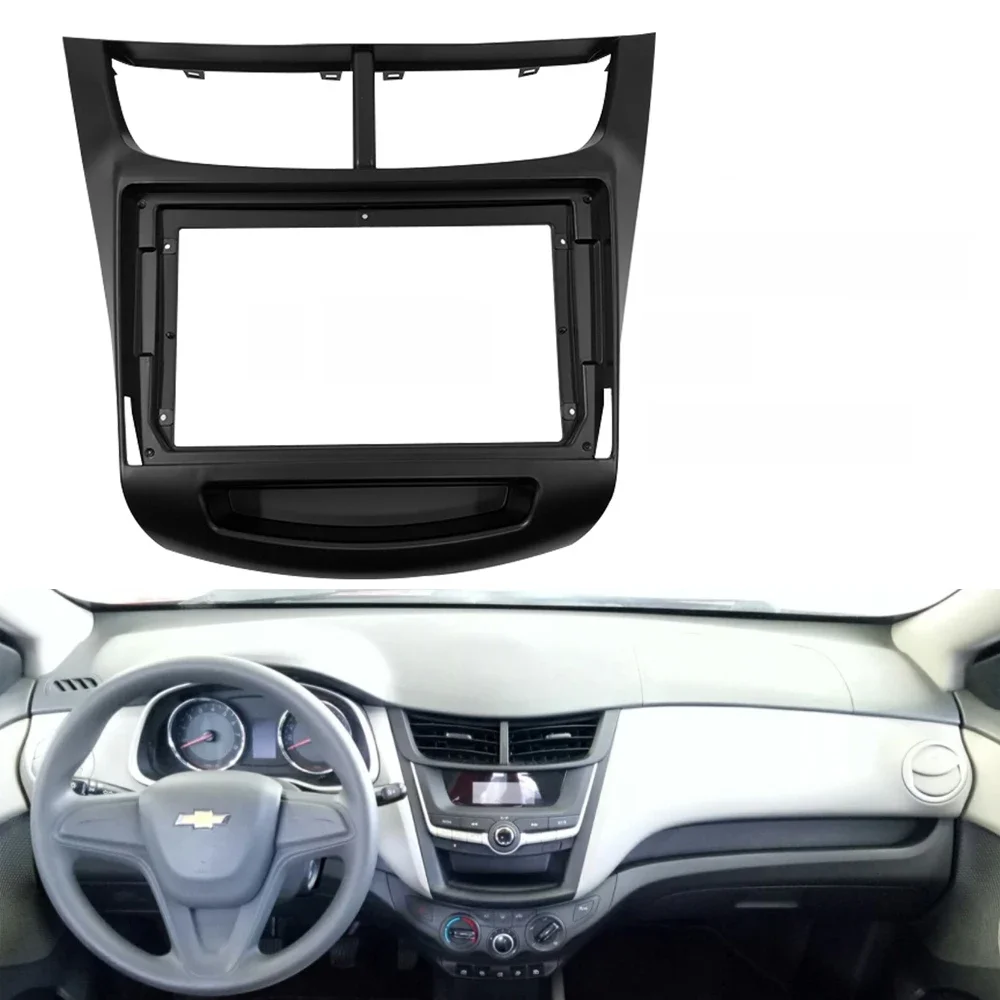 Car Audio 9 "duży ekran 2DIN Adapter ramy Fascia dla Chevrolet Sail 3 zestaw ramki panelu montażowego deski rozdzielczej # HQ3399 — zdjęcie 2