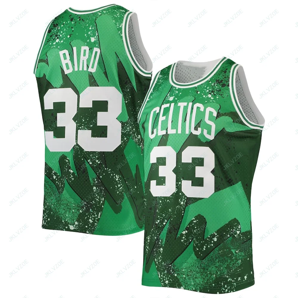 24/25 Hot Selling 3D Men Women Boston #33 Basketball Mesh Jersey Training Absorb Sweat Outdoors Exercise Jersey Adult&Kid Jersey