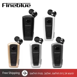 Fineblue F910 Headset Bluetooth V5.1 Wear Clip Business Earphone Retractable headphones wireless references in lotus fine blue