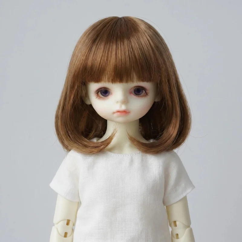 

Factory Cheap 1/3 Scale Fashion BOBO Soft BJD Wig for 8-9inch SD Hair Suit Doll Head Circumference 21-23CM Wholesale Accessory
