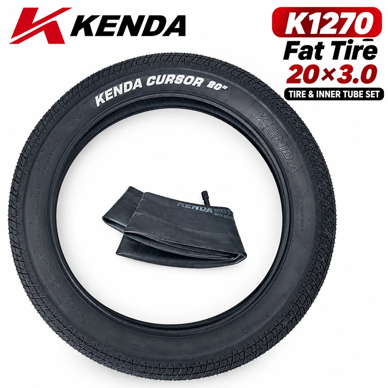 KENDA 20x3.0 16x4.0 Fatbike-Reifen mit Schlauch 76-406 E-Bike Elektrofahrrad Breiter Reifen – Detail 3