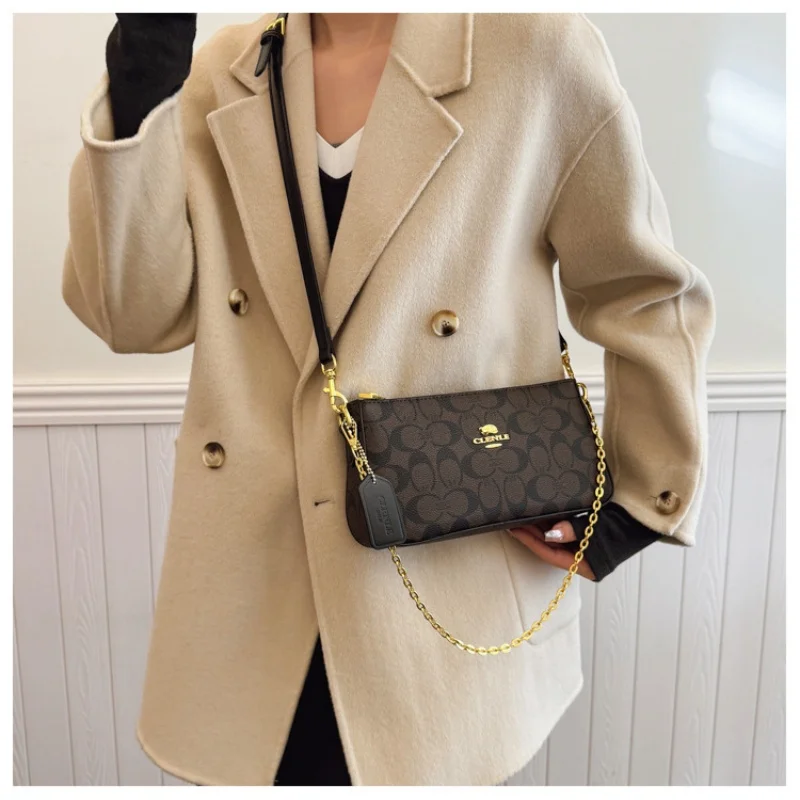 حقيبة يد نسائية كلاسيكية كاجوال نمط التنقل حقيبة كتف حقيبة يد بسيطة حقيبة هاتف عصرية متعددة الاستخدامات حقيبة كروس ذات علامة تجارية