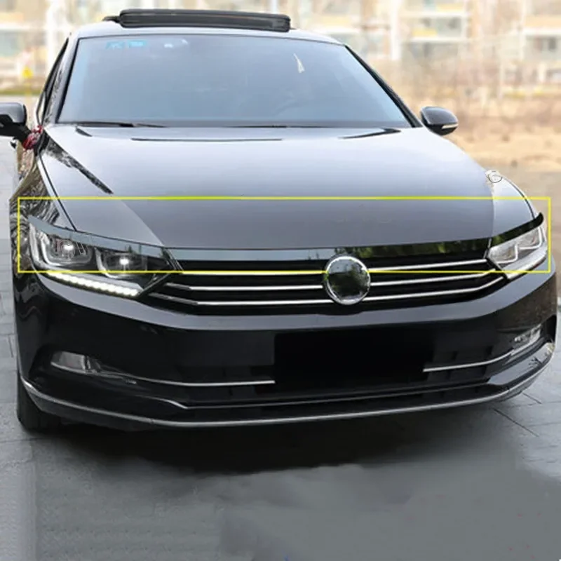 Dla VW Volkswagen Passat B8 sedan Variant 2017 2018-2020 2021 przednia maska BONNET GRILL listwa osłaniająca nakładkę zderzaka BAR garnitur MESH — zdjęcie 2