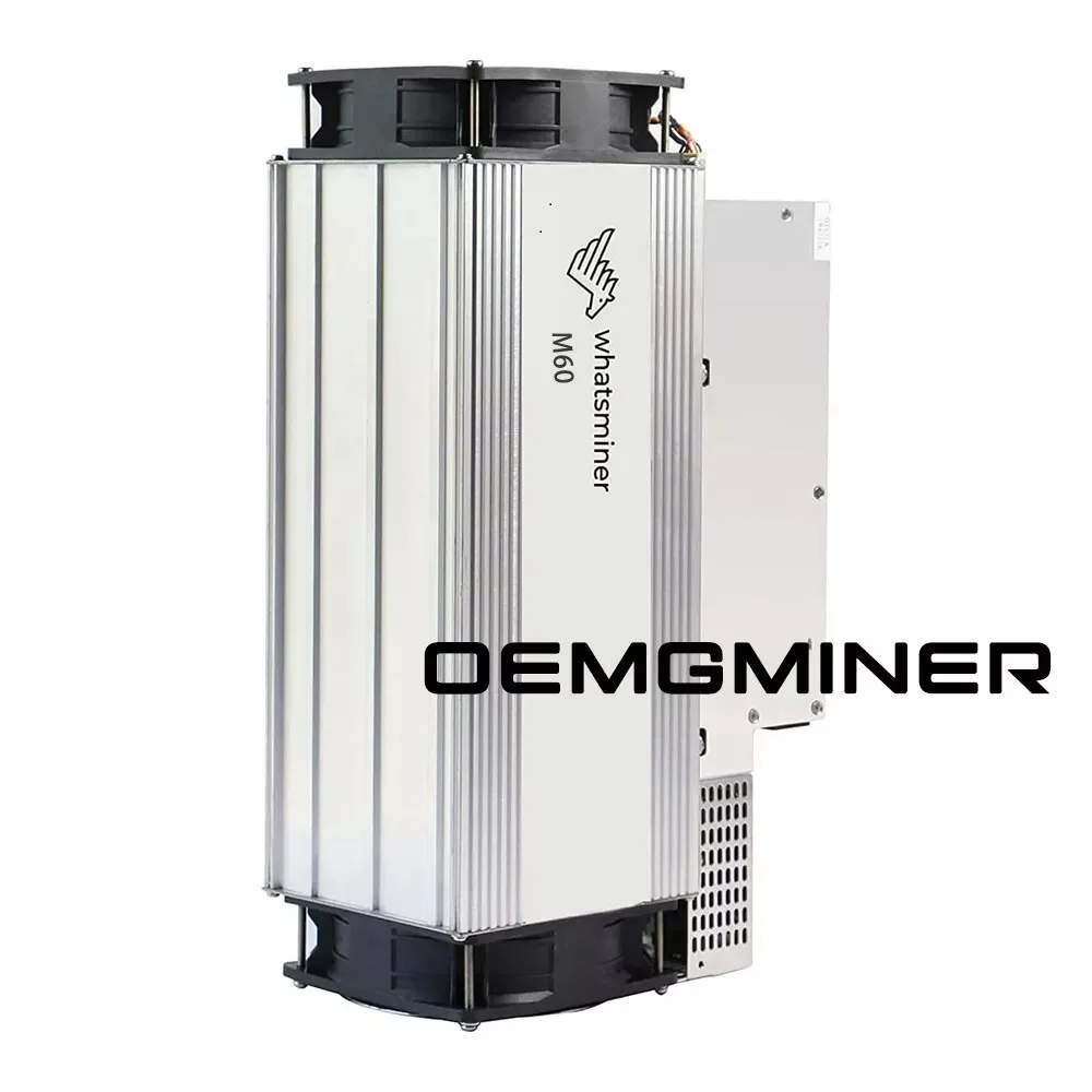 Купить 12 GTET 6 бесплатно новый Whatsminer M60 168T 3343 Вт ASIC Miner BTC Биткойн Майнер включает PSU