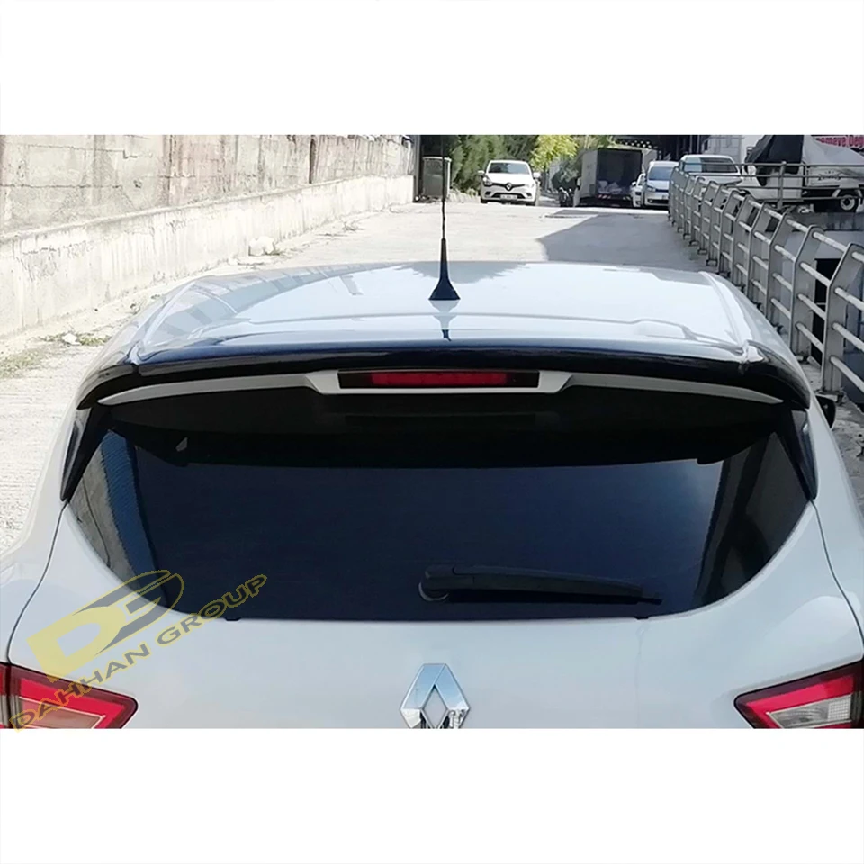 Sport Telhado Traseiro Spoiler Asa, Cru ou Pintado, Kit ABS de Alta Qualidade Clio GT Line RS, Renault Clio 4 2012-2019