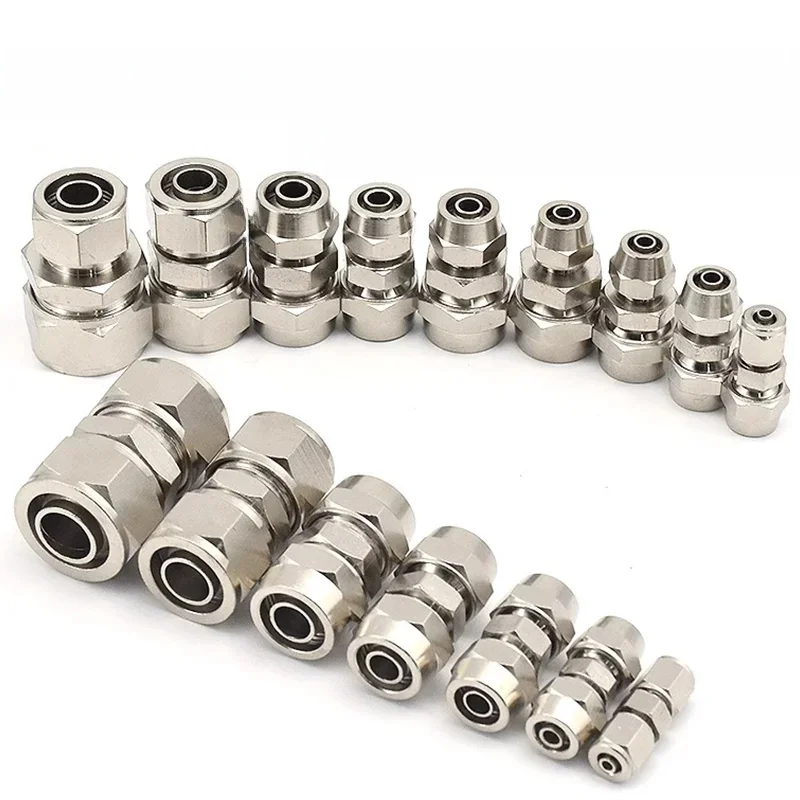 Tube de tuyau en PU allergique, connecteur pneumatique direct, torsion rapide, tube d'air, raccord rapide, Hong4, 6, 8, 10, 12, 14, 16mm, 10 pièces