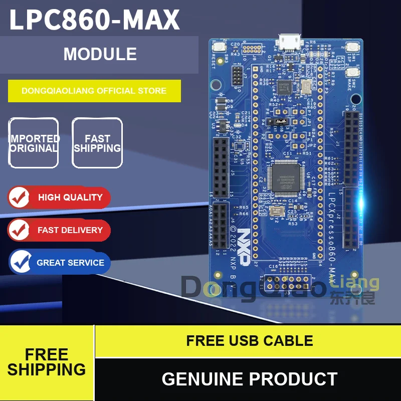 For the LPC860-MAX LPC800 MCU NXP Development Board—an evaluation board compatible with the Arm Cortex-M instruction set