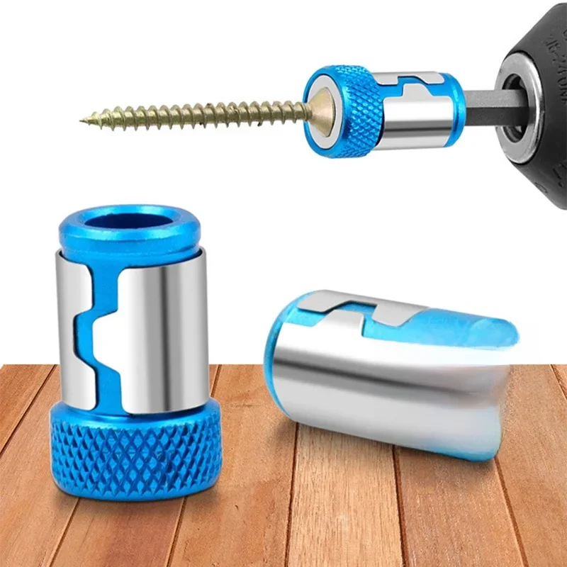 Universele 1 PCS Magnetische Ring Legering Magnetische Ring Schroevendraaier Bits Anti-corrosie Sterke Magnetisator Boor Magnetische Ring: - afbeelding 2