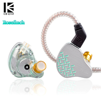 KBEAR Rosefinch Dynamic Hifi Wired Headphones Noise Cancelling Earbuds In Ear Monitor 10mm Biological Diaphragm Headset IEMS KZ
