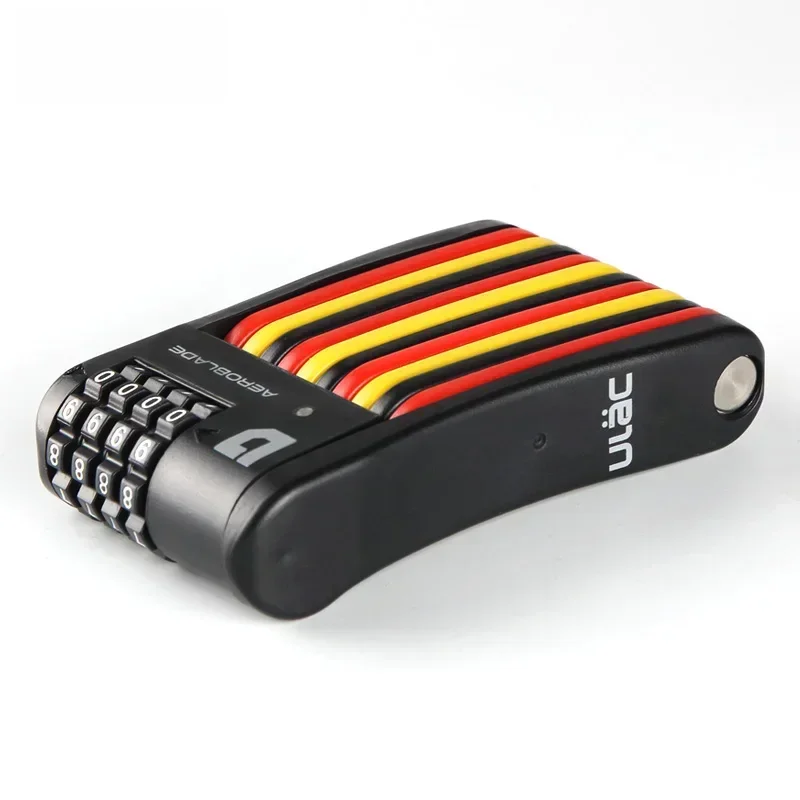 AliExpress ULAC 4 Digit Combination Password Bicycle Lock Folding Bike Lock Steel Safety Lock For Bikes Anti-theft Security Mini